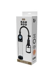Прозрачная вакуумная помпа с манометром Deluxe Penis Pump - Dream Toys - в Майкопе купить с доставкой