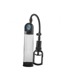 Прозрачная вакуумная помпа с манометром Deluxe Penis Pump - Dream Toys - в Майкопе купить с доставкой