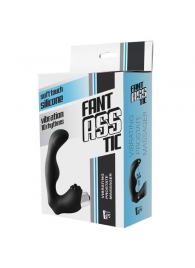 Черный вибромассажер простаты FantASStic Vibrating Prostate Massager - 11,3 см. - Dream Toys - в Майкопе купить с доставкой