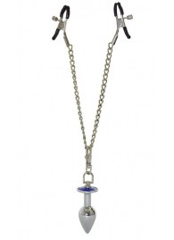 Зажимы для сосков с анальной пробкой - Sitabella - купить с доставкой в Майкопе