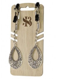 Изысканные зажимы на соски с подвесками  Шахерезада - Sitabella - купить с доставкой в Майкопе