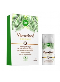 Возбуждающий гель с ароматом кокоса Vibration Coconut - 15 мл. - INTT - купить с доставкой в Майкопе