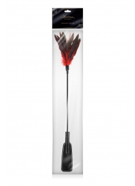 Стек-щекоталка Sweet Caress Feather Whip - 58 см. - Sweet Caress - купить с доставкой в Майкопе
