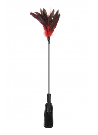 Стек-щекоталка Sweet Caress Feather Whip - 58 см. - Sweet Caress - купить с доставкой в Майкопе
