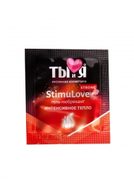 Разогревающий гель-лубрикант Stimulove Strong в одноразовой упаковке - 4 гр. - Биоритм - купить с доставкой в Майкопе