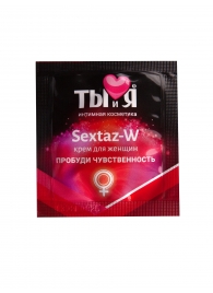 Возбуждающий крем для женщин Sextaz-W в одноразовой упаковке - 1,5 гр. - Биоритм - купить с доставкой в Майкопе