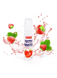 Гель-смазка Tutti-frutti с земляничным вкусом - 30 гр. - Биоритм - купить с доставкой в Майкопе