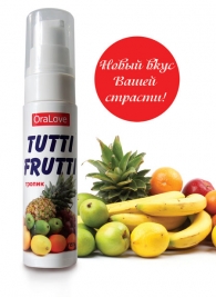 Гель-смазка Tutti-frutti со вкусом тропических фруктов - 30 гр. - Биоритм - купить с доставкой в Майкопе