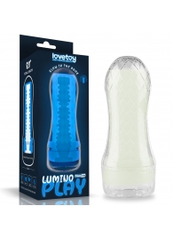 Светящийся в темноте мастурбатор Lumino Play Masturbator Ribbed - Lovetoy - в Майкопе купить с доставкой