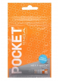 Карманный мастурбатор HEXA-BRICK - Tenga - в Майкопе купить с доставкой
