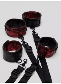 Изысканный набор фиксаций на кровати Reversible Under Mattress Restraint Set - Fifty Shades of Grey - купить с доставкой в Майкопе