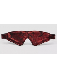 Двусторонняя красно-черная маска на глаза Reversible Faux Leather Blindfold - Fifty Shades of Grey - купить с доставкой в Майкопе