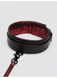 Стильный ошейник с поводком Reversible Faux Leather Collar and Lead - Fifty Shades of Grey - купить с доставкой в Майкопе