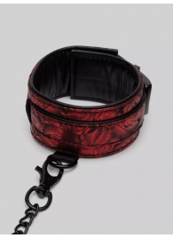Красно-черные оковы Reversible Faux Leather Ankle Cuffs - Fifty Shades of Grey - купить с доставкой в Майкопе