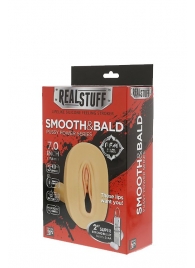 Мастурбатор-вагина с вибрацией и выносным пультом управления REALSTUFF SMOOTH   BALD - Dream Toys - в Майкопе купить с доставкой