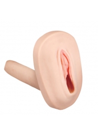 Мастурбатор-вагина с вибрацией и выносным пультом управления REALSTUFF SMOOTH   BALD - Dream Toys - в Майкопе купить с доставкой