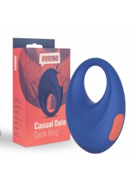 Синее эрекционное кольцо RRRING Casual Date Cock Ring - FeelzToys - в Майкопе купить с доставкой