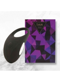 Черное эрекционное виброкольцо Thor Cockring - FeelzToys - в Майкопе купить с доставкой