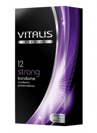 Презервативы с утолщённой стенкой VITALIS PREMIUM strong - 12 шт. - Vitalis - купить с доставкой в Майкопе
