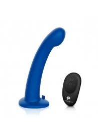 Синяя насадка Remote Control P-Spot G-Spot с черными трусиками - 20 см. - Pegasus - купить с доставкой в Майкопе