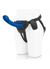 Синяя насадка Remote Control P-Spot G-Spot с черными трусиками - 20 см. - Pegasus - купить с доставкой в Майкопе