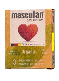 Экологически чистые презервативы Masculan Organic - 3 шт. - Masculan - купить с доставкой в Майкопе
