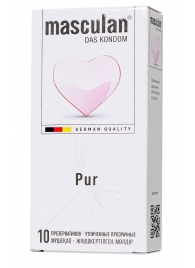 Супертонкие презервативы Masculan Pur - 10 шт. - Masculan - купить с доставкой в Майкопе