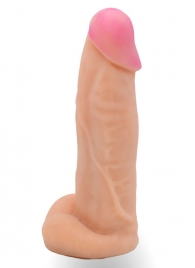 Телесная насадка на Harness с коннектором в ламинате - 20 см. - LOVETOY (А-Полимер) - купить с доставкой в Майкопе