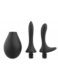 Черный анальный душ Nexus Anal Douche Set с 2 сменными насадками - Nexus Range - купить с доставкой в Майкопе