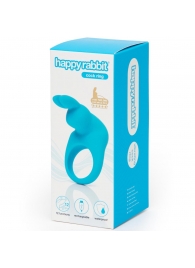 Голубое эрекционное виброкольцо Happy Rabbit Rechargeable Rabbit Cock Ring - Happy Rabbit - в Майкопе купить с доставкой