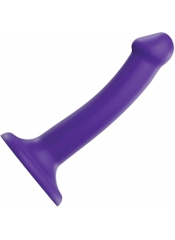 Фиолетовый фаллоимитатор-насадка Strap-On-Me Dildo Dual Density size S - 17 см. - Strap-on-me - купить с доставкой в Майкопе