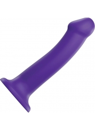 Фиолетовый фаллоимитатор-насадка Strap-On-Me Dildo Dual Density size L - 19 см. - Strap-on-me - купить с доставкой в Майкопе