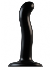 Черный фаллоимитатор-насадка Strap-On-Me P G spot Dildo size S - 16,4 см. - Strap-on-me - купить с доставкой в Майкопе