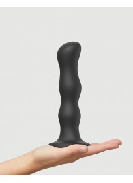 Черная насадка Strap-On-Me Dildo Geisha Balls size XL - Strap-on-me - купить с доставкой в Майкопе
