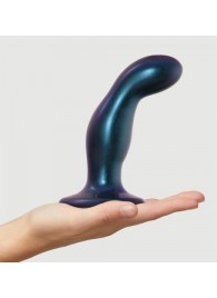 Темно-синяя насадка Strap-On-Me Dildo Plug Snaky size M - Strap-on-me - купить с доставкой в Майкопе