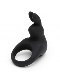 Черное эрекционное виброкольцо Happy Rabbit Rechargeable Rabbit Cock Ring - Happy Rabbit - в Майкопе купить с доставкой