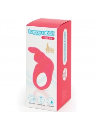 Розовое эрекционное виброкольцо Happy Rabbit Rechargeable Rabbit Cock Ring - Happy Rabbit - в Майкопе купить с доставкой