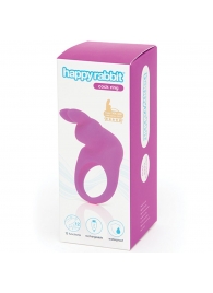 Фиолетовое эрекционное виброкольцо Happy Rabbit Rechargeable Rabbit Cock Ring - Happy Rabbit - в Майкопе купить с доставкой