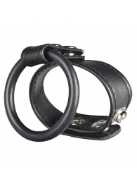 Двойное кольцо выносливости на пенис DUAL STAMINA RING - BlueLine - в Майкопе купить с доставкой