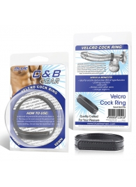 Кольцо на пенис из искусственной кожи на липучке VELCRO COCK RING - 5 см. - BlueLine - в Майкопе купить с доставкой