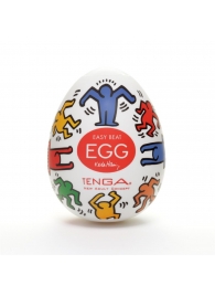 Мастурбатор-яйцо Keith Haring EGG DANCE - Tenga - в Майкопе купить с доставкой