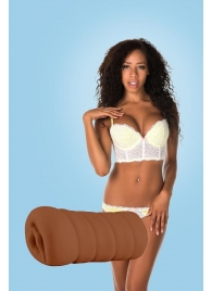 Коричневый мастурбатор-вагина BRIANNA - Dream Toys - в Майкопе купить с доставкой
