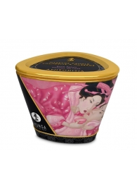 Массажная свеча Rose Petals с ароматом розы - 170 мл. - Shunga - купить с доставкой в Майкопе