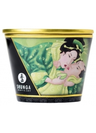 Массажная свеча Exotic Green Tea с ароматом зелёного чая - 170 мл. - Shunga - купить с доставкой в Майкопе