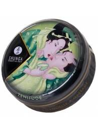Массажная свеча Exotic Green Tea с ароматом зелёного чая - 30 мл. - Shunga - купить с доставкой в Майкопе