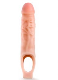 Телесная насадка на пенис 9 Inch Cock Sheath Extender - 22,2 см. - Blush Novelties - в Майкопе купить с доставкой