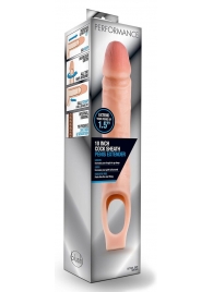 Телесная насадка на пенис 10 Inch Cock Sheath Extender - 25 см. - Blush Novelties - в Майкопе купить с доставкой