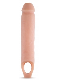 Телесная насадка на пенис 11.5 Inch Cock Sheath Penis Extender - 29,2 см. - Blush Novelties - в Майкопе купить с доставкой