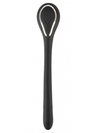 Черный гибкий уретральный стимулятор с вибрацией Vibrating Bendable Dilator - 13,5 см. - Orion - купить с доставкой в Майкопе
