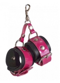 Розово-черный брелок  Наручники - Sitabella - купить с доставкой в Майкопе